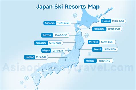 Mapa japonských onsenov