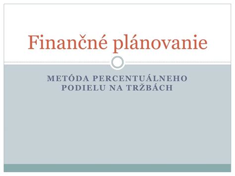 Finančné plánovanie pre seniorov a sociálne služby