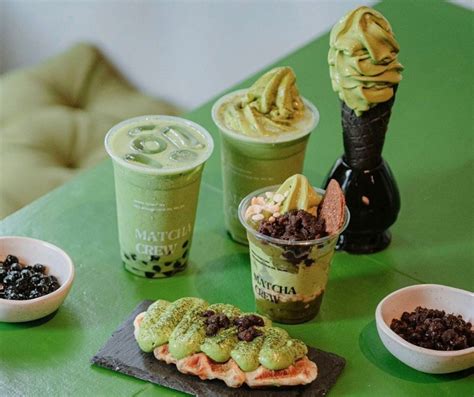 Matcha v rôznych kulinárskych aplikáciách