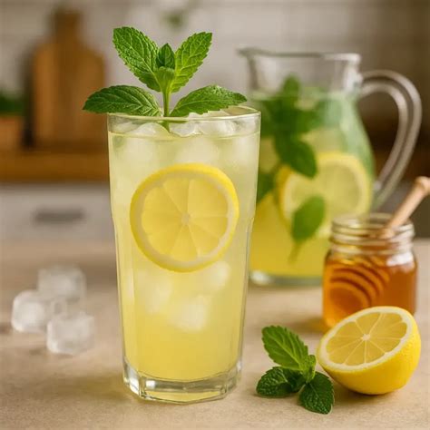 Osviežujúca malinová limonáda