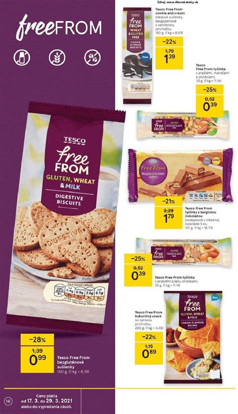 Bezlepkové produkty Tesco K-free