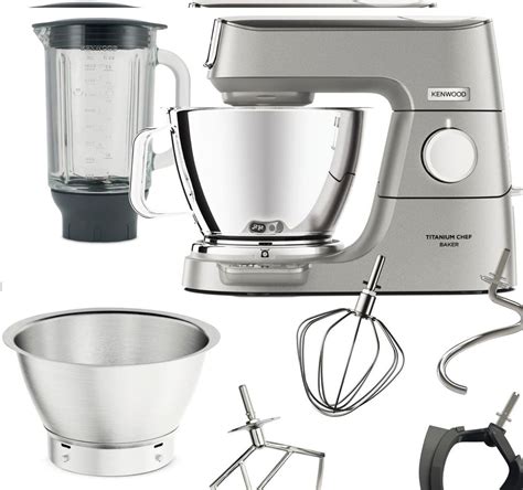 Kuchynský robot Kenwood s rôznym príslušenstvom