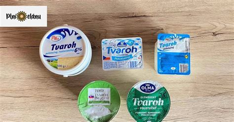 Rôzne druhy tvarohu podľa obsahu tuku