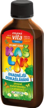Balenie Maxi Vita Herbal bylinný sirup na kašeľ