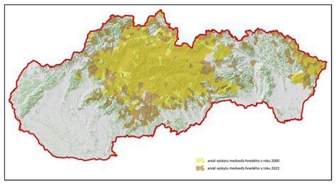 Mapa pôvodu kaukazskej jedle