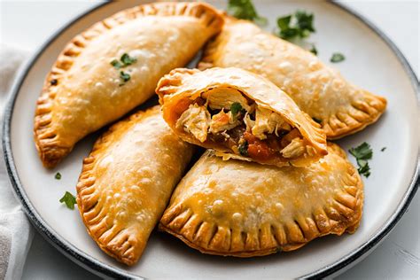 Dominikánske Empanadas s rôznymi náplňami