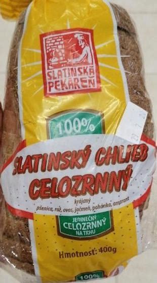 Slatinský celozrnný chlieb