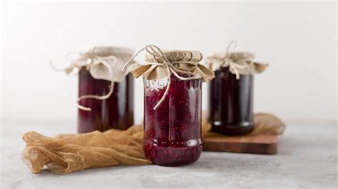 Sterilizované poháre s džemom