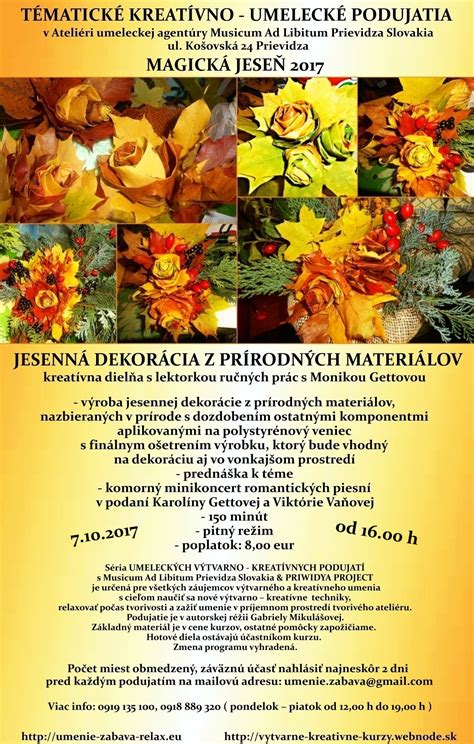 Jesenná dekorácia z prírodných materiálov