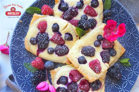 Bezlepkové tvarohové koláčiky s ovocím