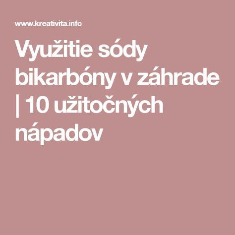 Využitie sódy bikarbóny v domácnosti