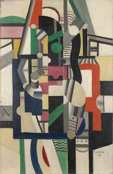 Mladý Fernand Léger v ateliéri