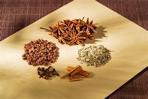 typické čínske korenie a ingrediencie