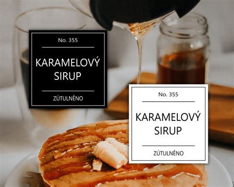 Suroviny na domáci karamelový sirup