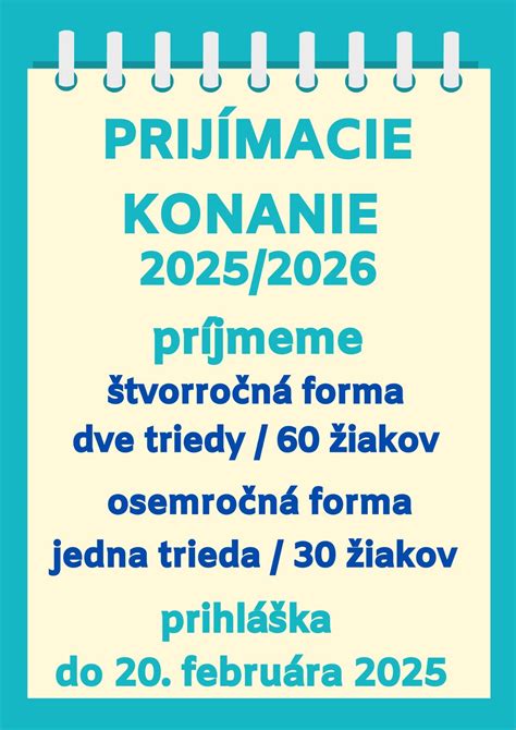 Dokumenty pre prijímacie konanie na univerzitu