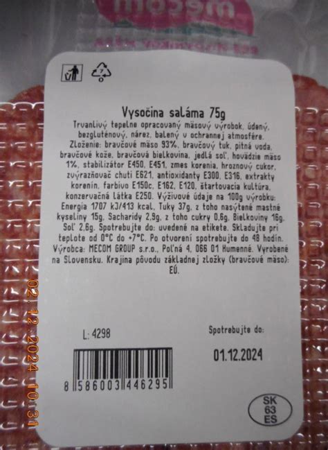 Inspekcia potravín v obchodnej sieti