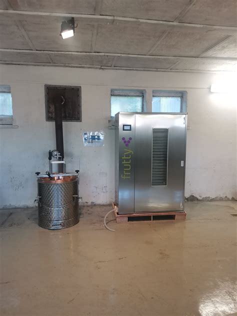 Detail nerezového hydrolisu na spracovanie ovocia