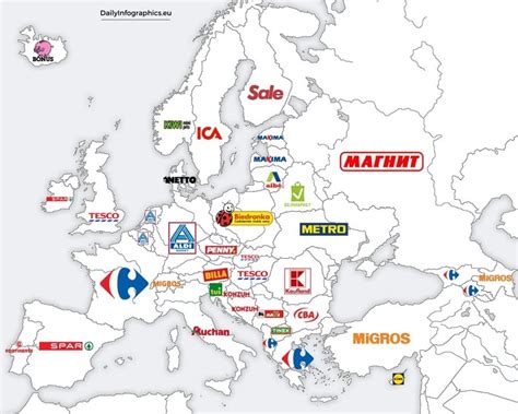 Mapa obchodných reťazcov s akciami na jogurty