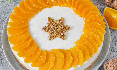 Plátky pomarančov na torte