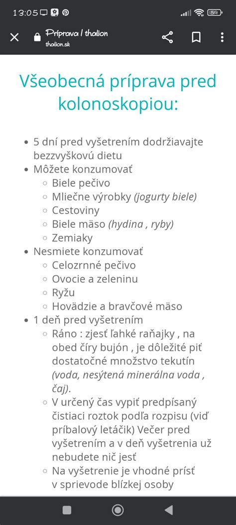Príklady čírych tekutín vhodných deň pred kolonoskopiou