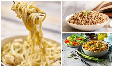 Rôzne prílohy ku kari, ako ryža, bulgur a quinoa