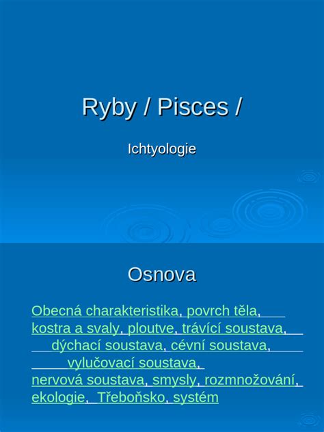 Charakteristika muža Ryby