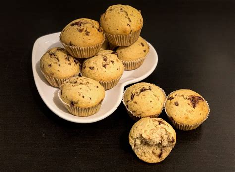 Banánové muffiny s čokoládou