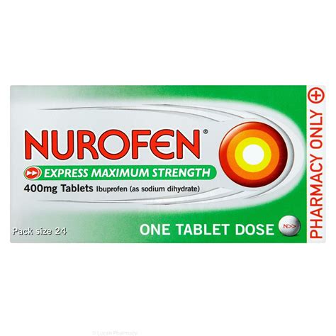 Produktové portfólio Nurofen