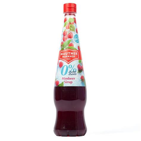 Ingrediencie pre malinový sirup bez cukru