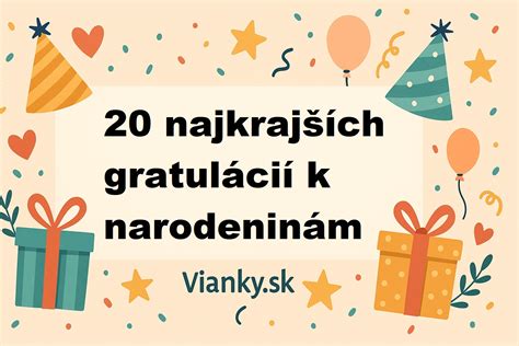 Zber rôznych animovaných GIFov k narodeninám
