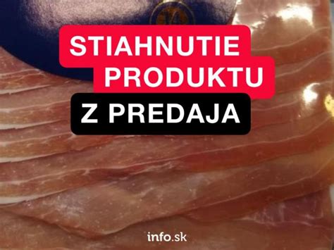 Etiketa s informáciami o zložení mäsového výrobku
