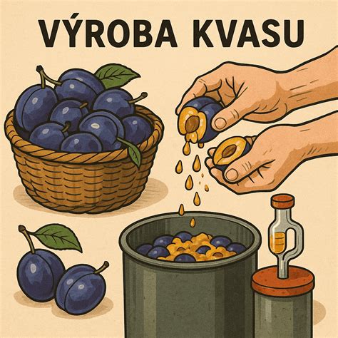 Schéma prípravy kvasu