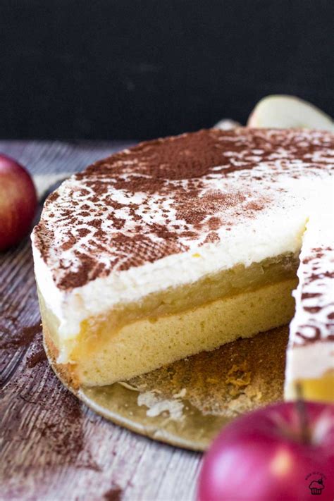 finálna jablková torta s tvarohovým krémom