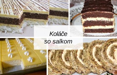 Rôzne sladkosti so Salkom