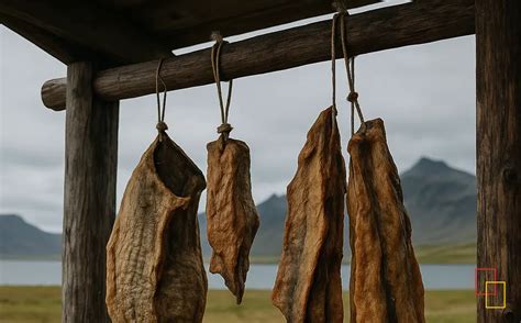 Tradičná islandská delikatesa Hákarl