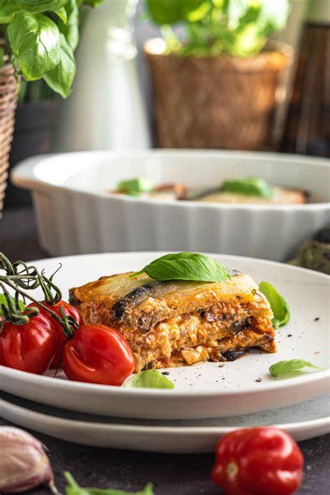 Baklažánové lasagne vrstvenie