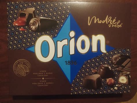 Vývoj loga čokolády Orion s ikonickou štvorcípou hviezdou
