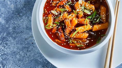 kórejské ryžové koláčiky