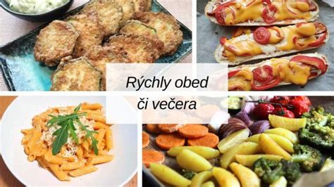 Koláž rýchlych a zdravých jedál hotových do 30 minút