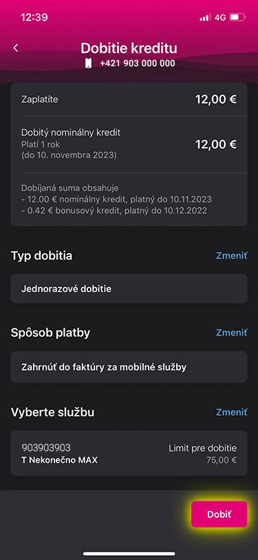 Schéma tankomatu na dobíjanie kreditu