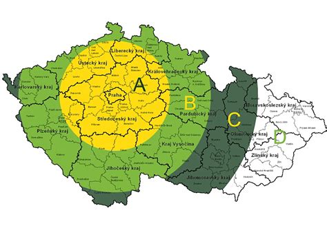 Mapa oblastí postihnutých hladomorom