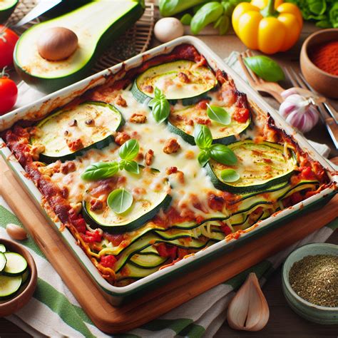Ingrediencie na cuketové lasagne