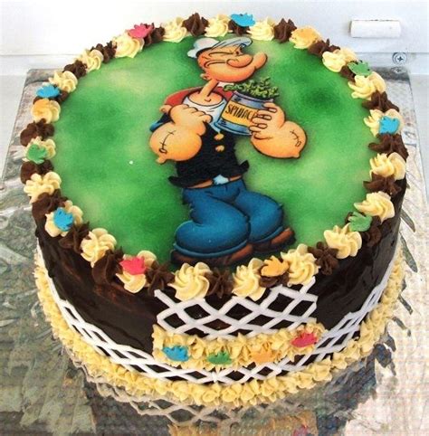 Torta s motívom Pepka Námorníka