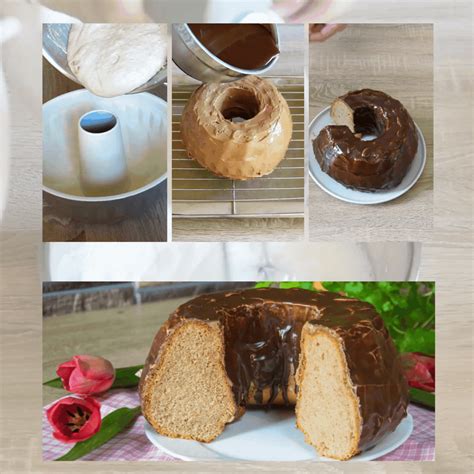 Dve časti cesta na bábovku, jedna s orechmi, druhá kakaová