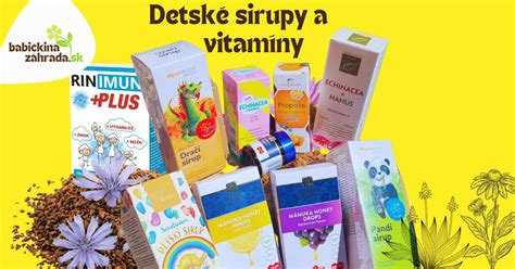 Detské sirupy a ich zloženie