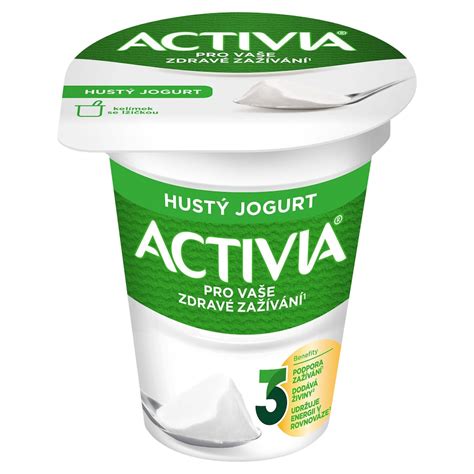Activia biely jogurt zrejúci v tégliku