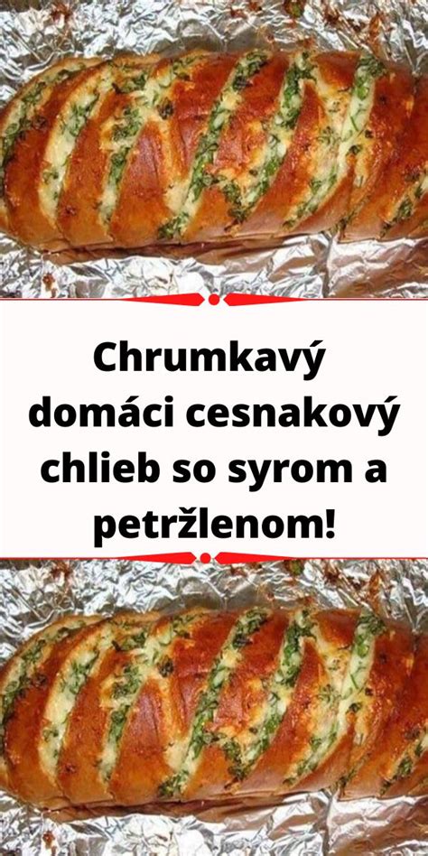Cesnakový chlieb s roztopeným syrom