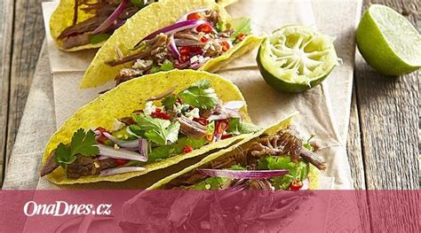 Tacos s čerstvým guacamole