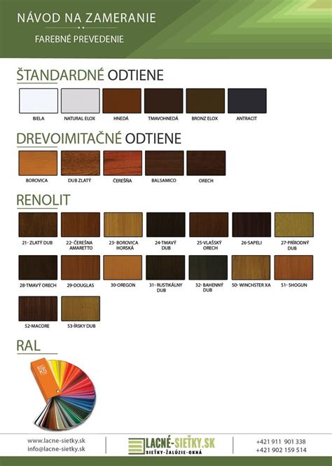 Detail rôznych farebných prevedení obývacích stien