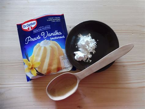 Ilustrácia základného receptu na puding z prášku